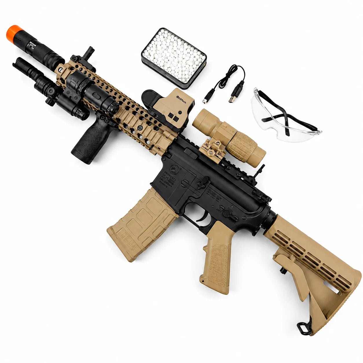 New Mk18 M4A4 CQBR Gel Blaster Toy Gun New Mk18 M4A4 CQBR Gel Blaster Toy Gun