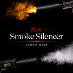 Smoke Wolf 14 mm CCW Muzzle Silencer for Gel Blasters & Airsoft Guns
